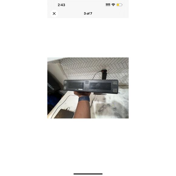 Sony Bluetooth NFC Wireless Clock Radio Speaker ICF-CS20BT - Black - Tested - Picture 2 of 6